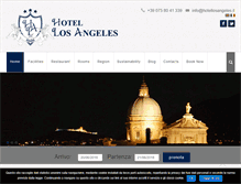 Tablet Screenshot of hotellosangeles.it